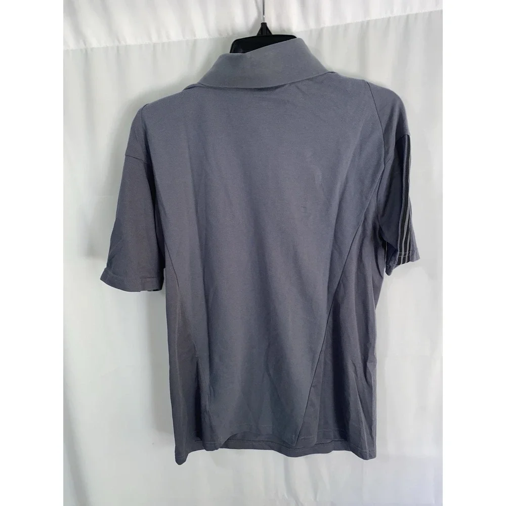 NWT St Louis City SC Polo Shirt Adidas MLS Soccer Gray Short Sleeve Mens Small